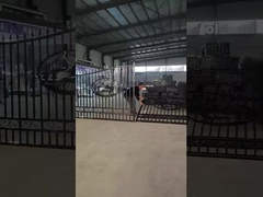 हाई-एंड गेट ट्यूबलर स्टील बाड़ सरल और सुरुचिपूर्ण 2m*1.8m गेट