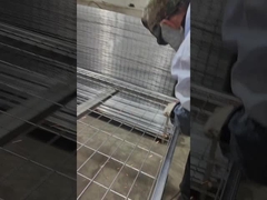 जस्ती चेन लिंक बाड़ 6x12 अस्थायी निर्माण बाड़ पैनल