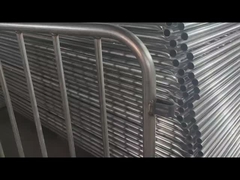 1x2M जस्ती स्टील भीड़ नियंत्रण बाधाएं यूरोपीय मानक