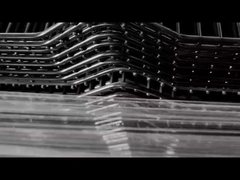 हाई स्पीड गैल्वेनाइज्ड वक्र सुरक्षा 358 बाड़ पीवीसी विरोधी चढ़ाई बाड़ स्पाइक के साथ