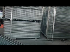 32 मिमी फ्रेम ट्यूब 2.1*2.4M राजमार्ग के लिए अस्थायी बाड़ पैनल