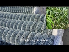 इलेक्ट्रो गैल्वेनाइज्ड डायमंड वायर मेष 2 इंच चेन लिंक फार्म बाड़