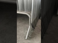 पोर्टेबल भीड़ नियंत्रण बाधा के लिए गायन कॉन्सर्ट स्टील बाड़