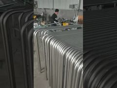 स्टेनलेस स्टील एंटी क्लाइम्ब मजबूत ट्रैफिक सुरक्षा भीड़ नियंत्रण बैरियर