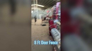 मजबूत हिरण बाड़ 8 फीट ऊंचाई जस्ती तार जाल
