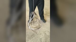 पिंजरों के लिए टिकाऊ स्टेनलेस स्टील वायर मेष