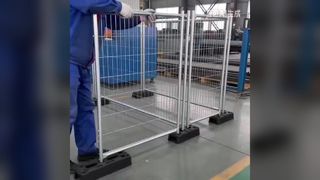 साइट सुरक्षा बाड़ त्वरित स्थापना