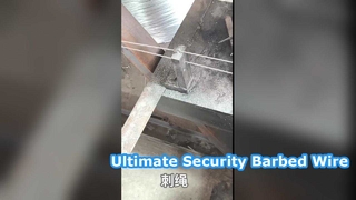 25 किलो गैल्वनाइज्ड कांटेदार तार सुरक्षा बाड़