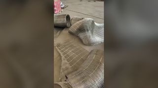 सुरक्षा बाड़ लगाने के लिए टिकाऊ स्टेनलेस स्टील वायर रस्सी जाल