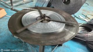 उच्च सुरक्षा रेजर वायर 450 मिमी फ्लैट रैप कॉइल