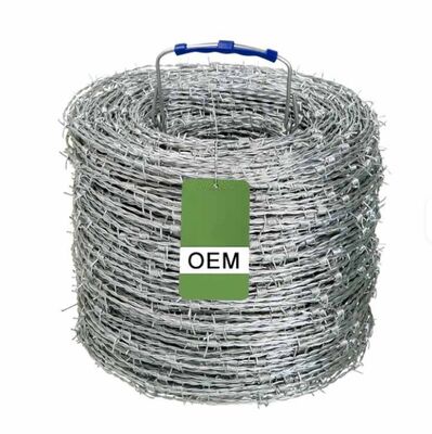 Hot-dipped Galvanized Razor Barbed Wire Coil with Cross Razor Type for Fence in 12-16 Gauge