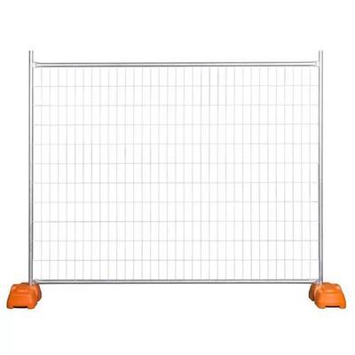 जस्ती 2.1m x 2.4m आसानी से इकट्ठा अस्थायी बाड़ वेल्डेड तार धातु बाड़ पैनल