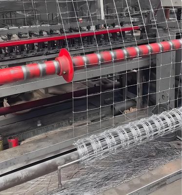 1.5M ऊंचाई 20cm ताना अंतराल उच्च तन्यता जस्ती वेल्ड फार्म बाड़