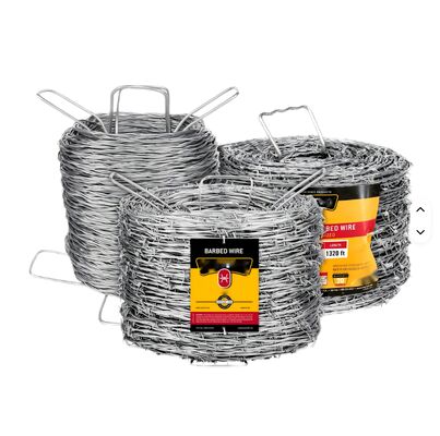1.8 मिमी तार व्यास गर्म डुबोया जस्ती रेजर कांटेदार तार खेत घास के मैदान बाड़ के लिए